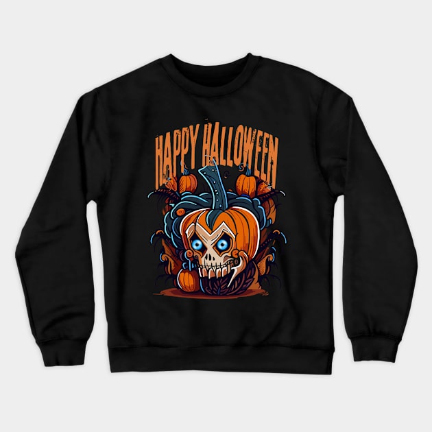 Halloween Crewneck Sweatshirt by MckinleyArt